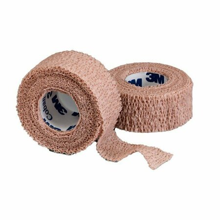 3M COBAN Self-adherent Closure Cohesive Bandage, 1in x 5 Yard, Tan 1581